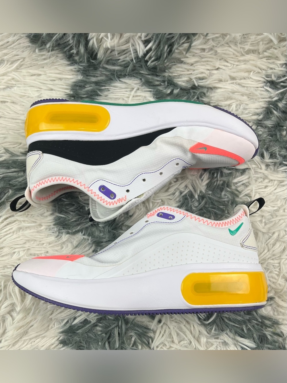 Nike Air Max Dia Womens 7 White CK0737-100 Athletic Running Shoes Sneakers - Picture 9 of 16